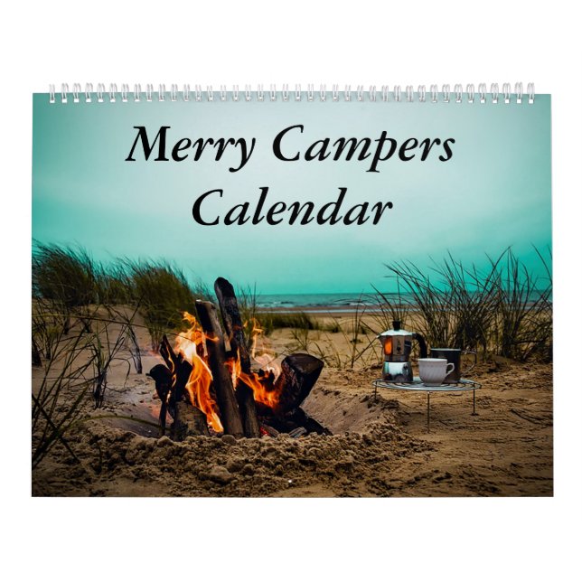 Merry Campers Camping Photos Calendar (Cover)
