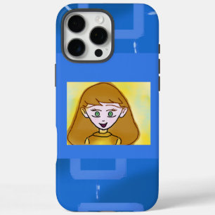 Merry Cartoon Blue Geometric iPhone / iPad case
