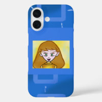 Merry Cartoon Blue Geometric iPhone / iPad case