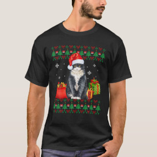 Merry Catmas Cat Ugly Christmas British Shorthair T-Shirt