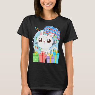 Merry Catmas cats children T-Shirt