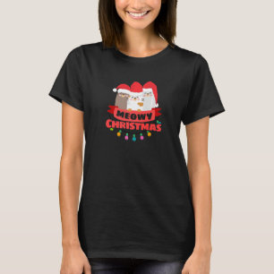 Merry Catmas Christmas Cats Xmas Holiday T-Shirt