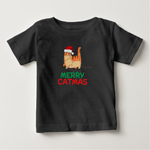 Merry Catmas Christmas Funny  T-Shirt