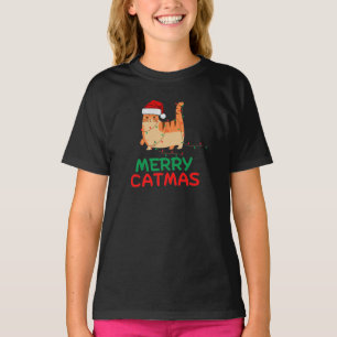 Merry Catmas Christmas Funny T-Shirt