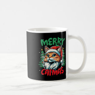 Merry Catmas Funny Christmas Duck Lover  Coffee Mug