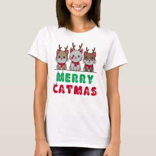 Merry Catmas, Meowy Christmas T-Shirt