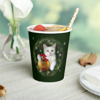 Merry Catmas Paper Cups