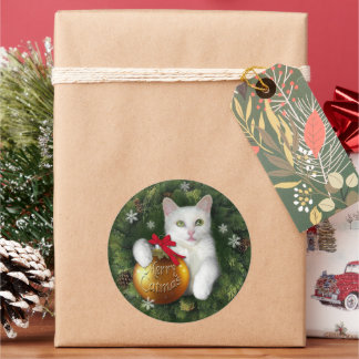 Merry Catmas Sticker