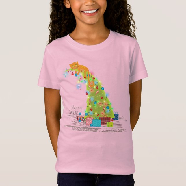 Merry Catmas T-Shirt (Front)