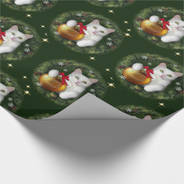 Merry Catmas Wrapping Paper (Corner)