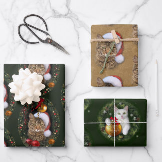 Merry Catmas Wrapping Paper for Catlovers