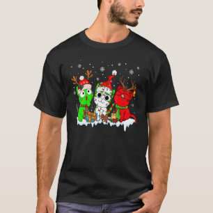 Merry Catmas Xmas  Men Women Kids  Cat Christmas 1 T-Shirt