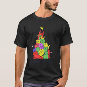 Merry Catmas Xmas Men Women Kids Cat Christmas T-Shirt