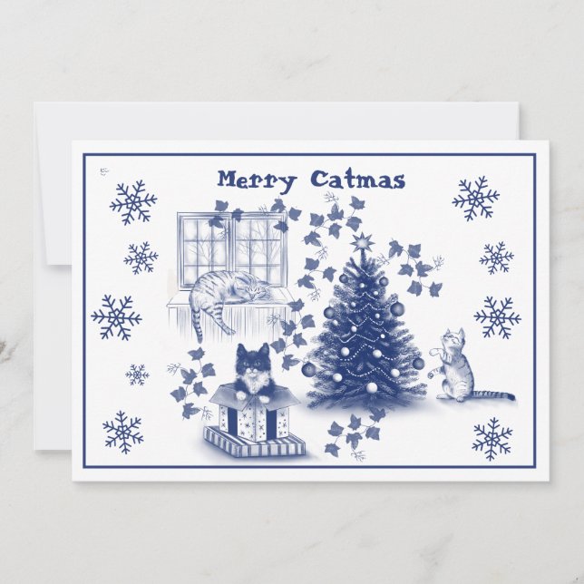 Merry Catmus - Christmas card (Front)