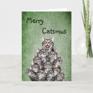 Merry Catsmus Holiday Card