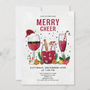 Merry Cheer Christmas Party Invitation
