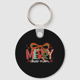 Merry Cheer Mum Christmas Cheerleader Mum Xmas Coq Key Ring