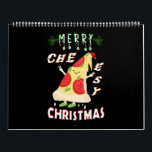 Merry Cheesy Christmas Xmas Santa Pizza Christmas Calendar<br><div class="desc">Merry Cheesy Christmas Xmas Santa Pizza Christmas. Best gifts for Christmas T-shirts, Halloween Festival iPhone Case, Jesus Day Sweatshirt, Santa Claus Tapestry, Xmas Tote Bags, National Pizza Day Mug, National Cheese Pizza Day Hoodies, National Sausage Pizza Day Blanket, Birthday Wall Arts, Anniversary T-shirts, and Birthday T-shirts. Two Page LargeCalendar, White....</div>
