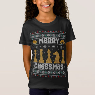 Merry Chessmas Ugly Chess Player Christmas T-Shirt