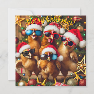 Merry Chickmas  Holiday Card