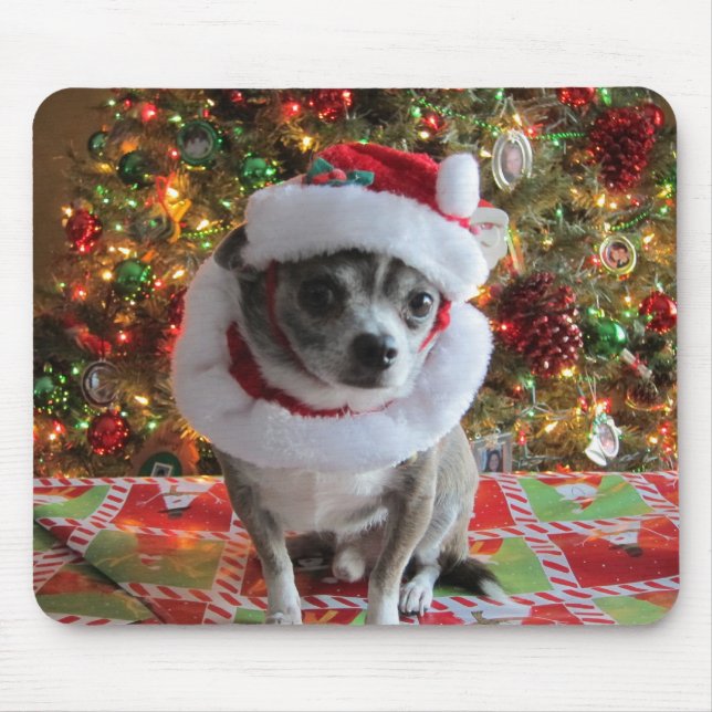 Merry Chico Mouse Pad (Front)