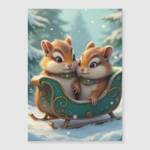 Merry chipmunk christmas