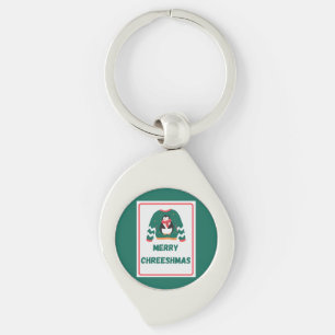 Merry Chreeshmas Penguin Sweater   Key Ring