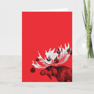 Merry Chris-moose Holiday Card