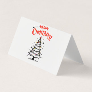merry chrismas in u business card
