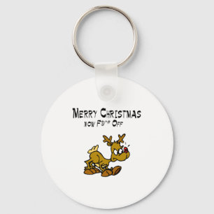 Merry Chrismas Now F*ck Off Key Ring