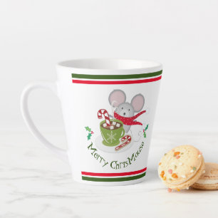 Merry ChrisMouse, Holiday Mouse Latte Mug