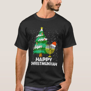 Merry Chrismukkah 2022 Christmas Santa Hat Happy H T-Shirt
