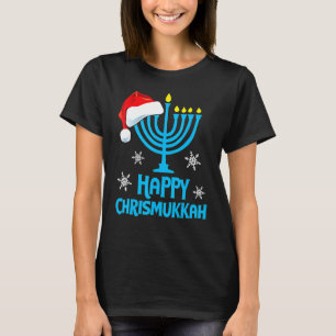 Merry Chrismukkah 2022 Happy Hanukkah Christmas Sa T-Shirt
