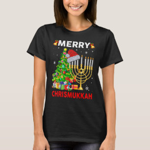 Merry Chrismukkah 2022 Happy Hanukkah Christmas Sa T-Shirt