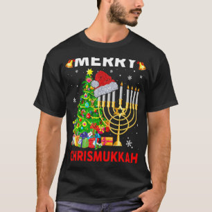 Merry Chrismukkah 2022 Happy Hanukkah Christmas Sa T-Shirt