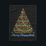 Merry Chrismukkah 2022 Happy Hanukkah Christmas Tr Fleece Blanket<br><div class="desc">This is a great gift for your family,  friends during Hanukkah holiday. They will be happy to receive this gift from you during Hanukkah holiday.</div>