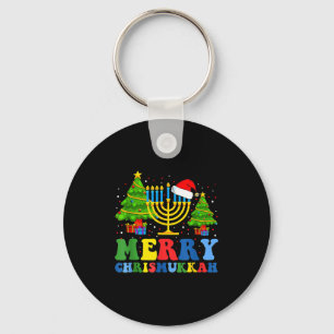 Merry Chrismukkah 2024 Happy Hanukkah Christmas Sa Key Ring