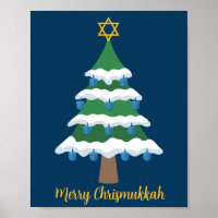 Merry Chrismukkah Cute Hanukkah Christmas