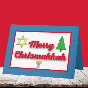 Merry Chrismukkah Greeting Card