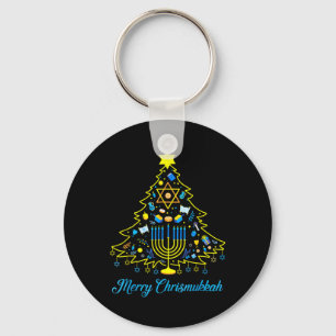 Merry Chrismukkah Happy Chrismukkah Happy Christma Key Ring