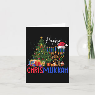 Merry Chrismukkah Happy Christmas Hanukkah  Card