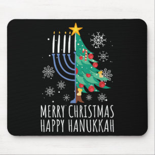 Merry Chrismukkah Happy Christmas Hanukkah  Mouse Mat