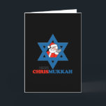 Merry Chrismukkah - Holiday Card<br><div class="desc">Shirtuosity.com: Holiday Humour Tees and Holiday Gifts. Find the Funniest Holiday Gifts including tees,  cards,  ornaments,  plates,  coasters,  hoodies,  stickers,  mugs,  buttons,  magnets,  hats,  bags and more from: http://www.Shirtuosity.com</div>