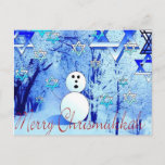 Merry Chrismukkah Jewish Christmas Post Card Art<br><div class="desc">Merry Chrismukkah Jewish Christmas Post Card Art designed by Artist Rick Short</div>