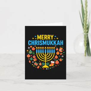 Merry Chrismukkah Merry Christmas Happy Chanukah J Card