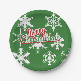 Merry Chrismukkah Paper Plate