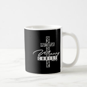 Merry Christ Mas Christian Christmas Jesus Christm Coffee Mug