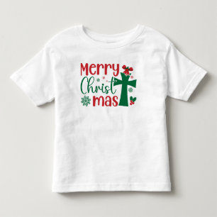 Merry Christ Mas, Christmas Toddler T-Shirt