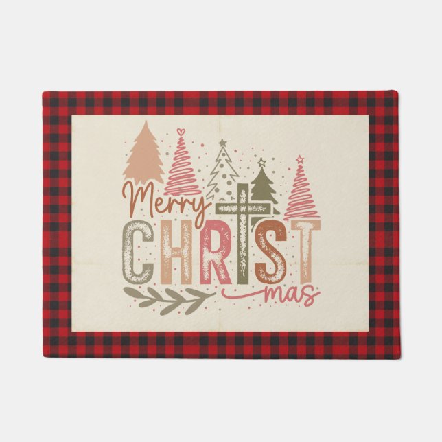Merry "Christ"mas  Doormat (Front)