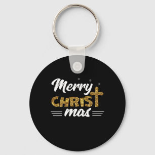 Merry Christ Mas Funny Christmas Family Matching G Key Ring
